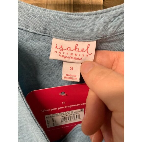 NWT Isabel Maternity Casual Top Womens Size Small - Picture 3 of 5